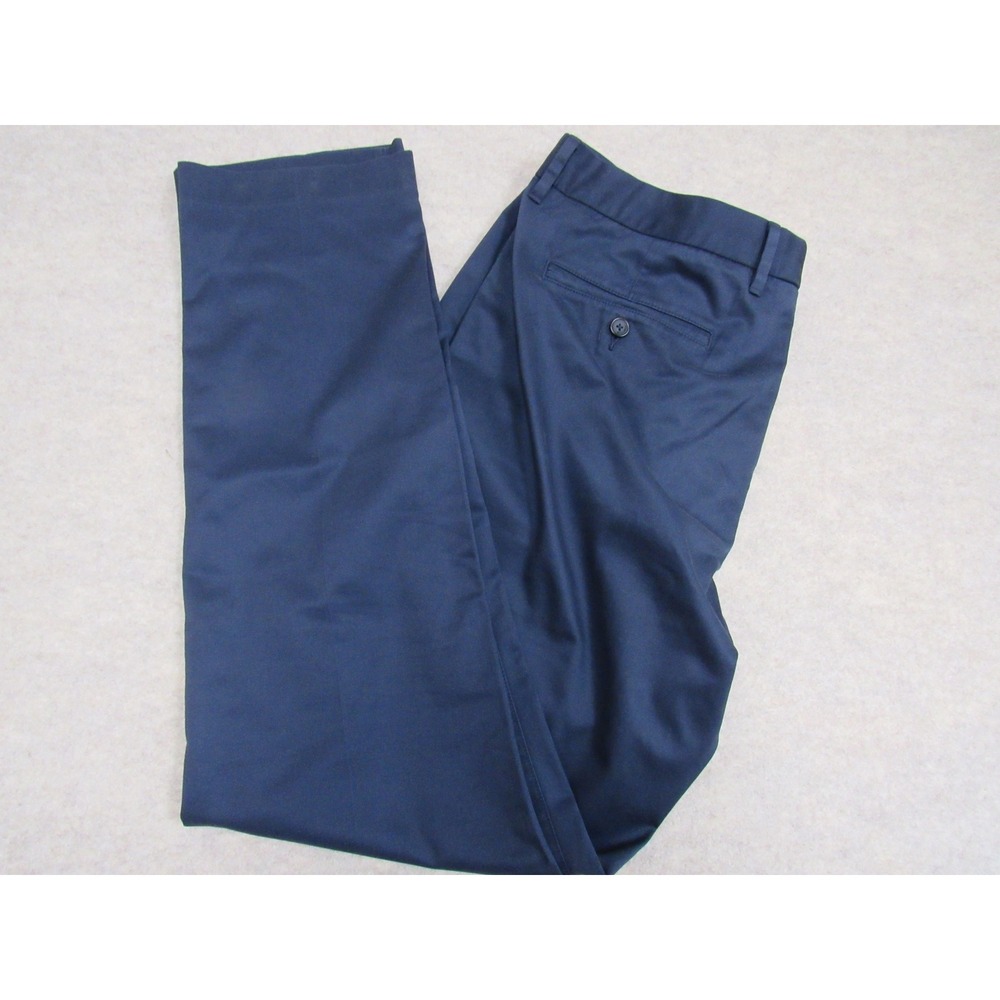 Bonobos Weekday Warrior Tailored Navy Blue Dress Pants Chinos Mens 35x32 Monday